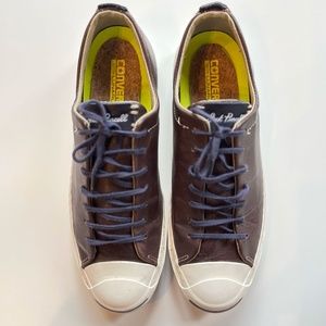 Converse Jack Purcell. Leather Brown. 9.5 men